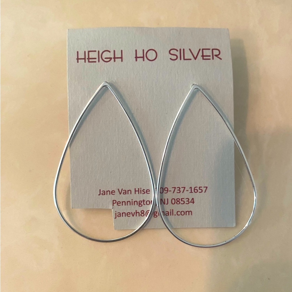Height Ho Silver (sterling silver) teardrop earrings